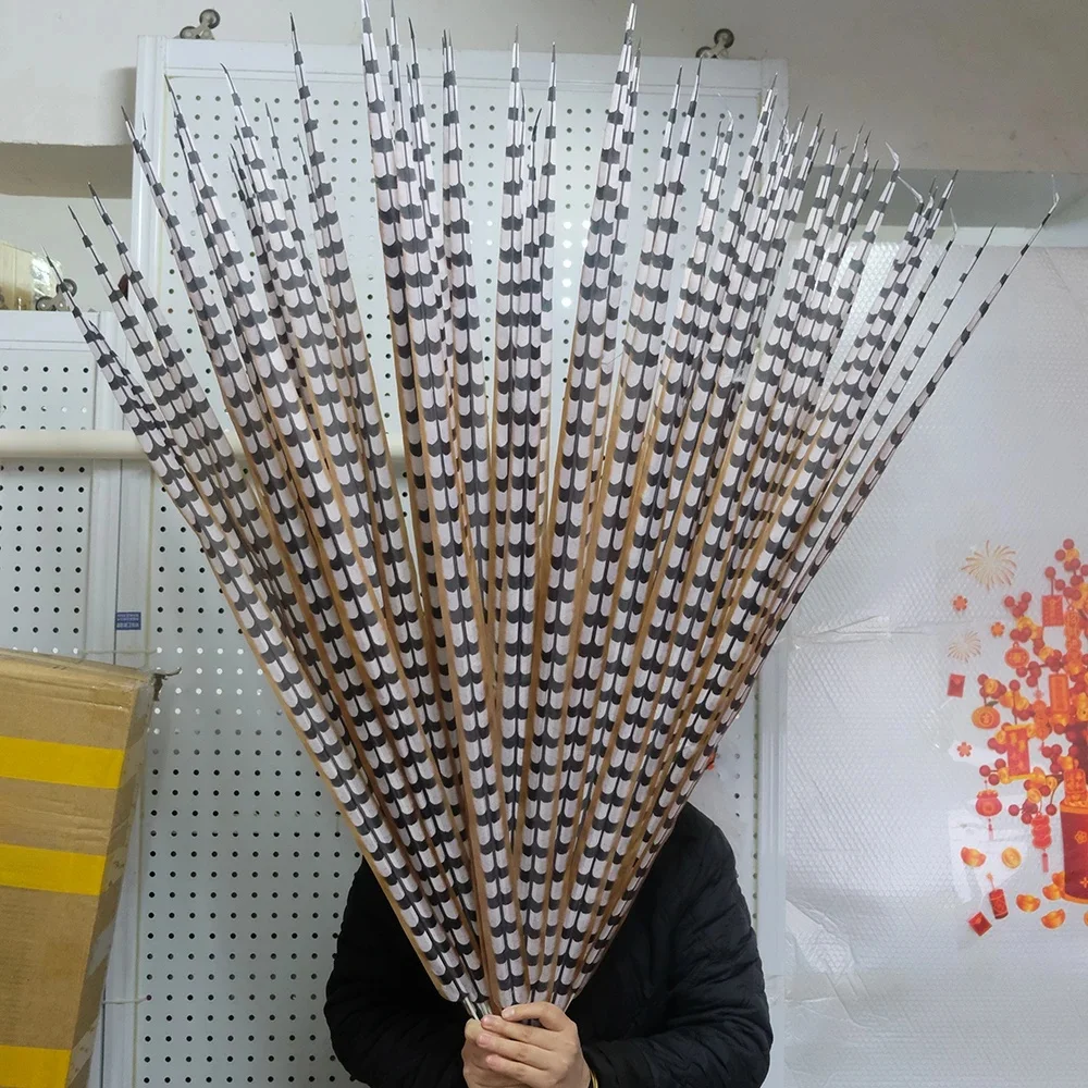 Groothandel Kunstmatige Fazantenveer/Nepveer 28-64 "Decoratie Veer Voor Carnaval/Samba/Burlesque/Feest 10-100 stuks - afbeelding 2