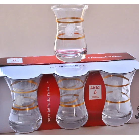 Paşabahçe 62511 Chamomile Big Ajda Tea Glass 12 pcs