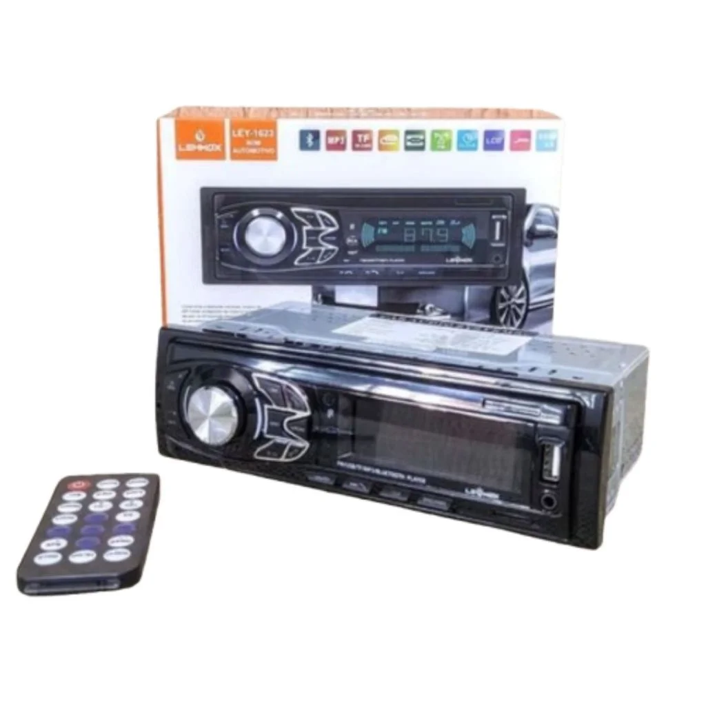 Bluetooth Radio Similar Pioneer Voice Command Automotive USB Sound Mp3 lehmox Ley-1623