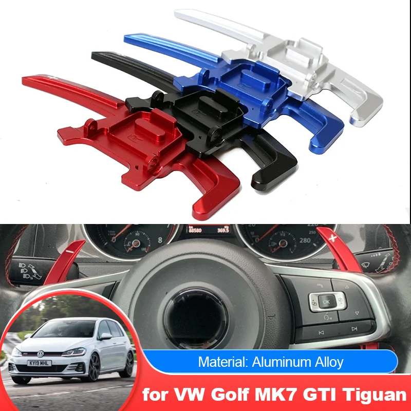 

for Volkswagen VW Golf MK7 GTI R GTE GTI Polo Scirocco Tiguan Rline Passta Car Steering Wheel Shifter Paddle Extension Sticke