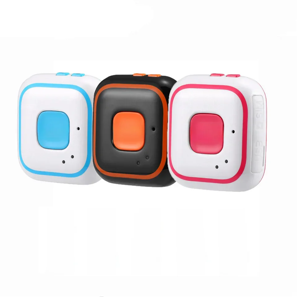 3 collor Mini GPS Tracker V28 for Kids Elder Locator Pendant Two Way Calls Fall Alarm Free APP WIFI GPS LBS Tracking SOS Calling