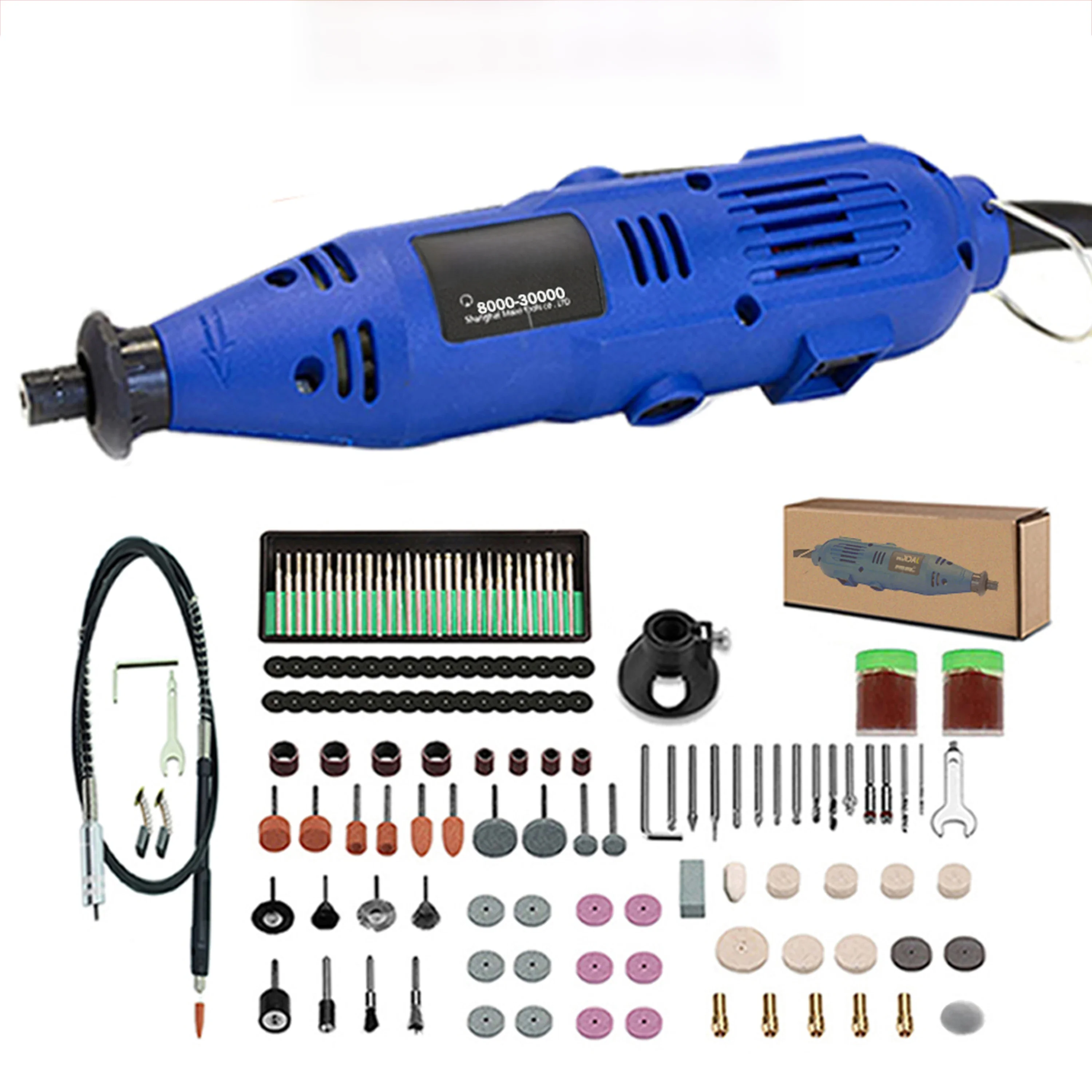 JANGKLIFE 110V 220V Elektronarzędzia Mini Wiertarka Szlifierka Grawerka Polerka z Zestawem Narzędzi Obrotowych — zdjęcie 2