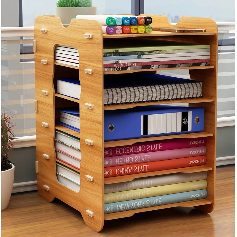 Office Desktop Shelf Desk Folder Organization Box Stationery Organizer