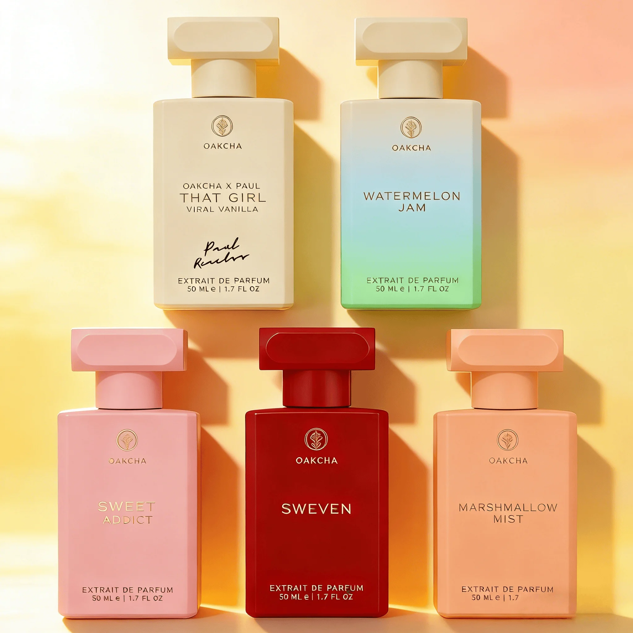 

OAKCHA Series Eau de Parfum For Unisex, DESIREE Sweet Addict Marshmallow Mist Men Women Perfume Valentine's Day Gift