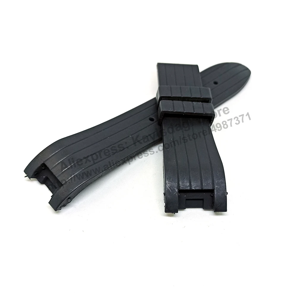 Cerruti 1881 64641 - CT64641X103066 fits with 24mm Black Rubber Silicone Replacement Watch Band Strap