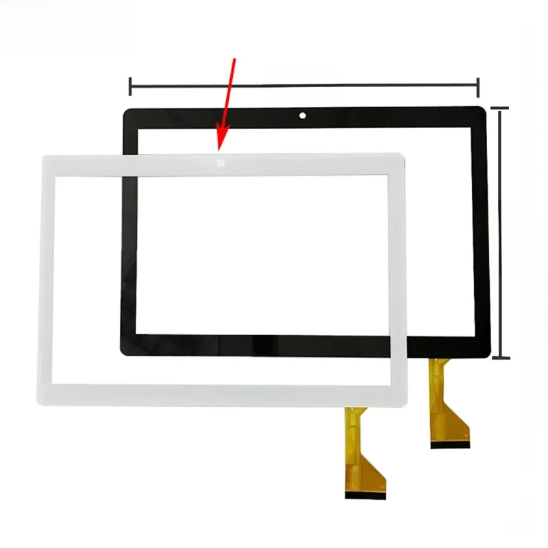 10.1 Cal nowość dla tabletu VEIDOO T12 pojemnościowy ekran dotykowy Digitizer czujnik zewnętrzny szklany Panel 237*164mm — zdjęcie 2