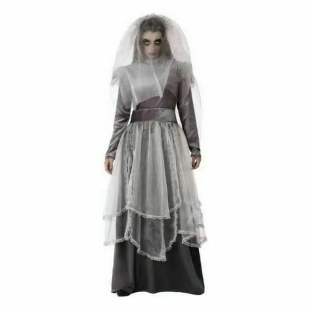 Maxiafiesta-Halloween Carnival Party Costume para Mulher, Festa, Teatro, Adulto, Morto, Namorada