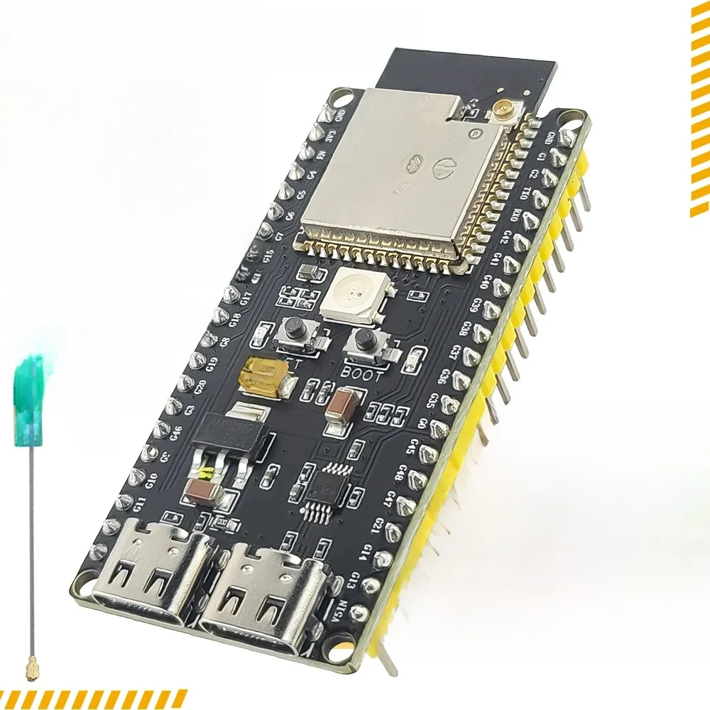 Płytka rozwojowa ESP32-S3-DevKitC-1 z modułem BT 2.4G Wifi dla Arduino, 8MB PSRAM, 16MB FLASH N16R8, 42-pinowa, CH340C, Type-C, ESP32S3 — zdjęcie produktu 7