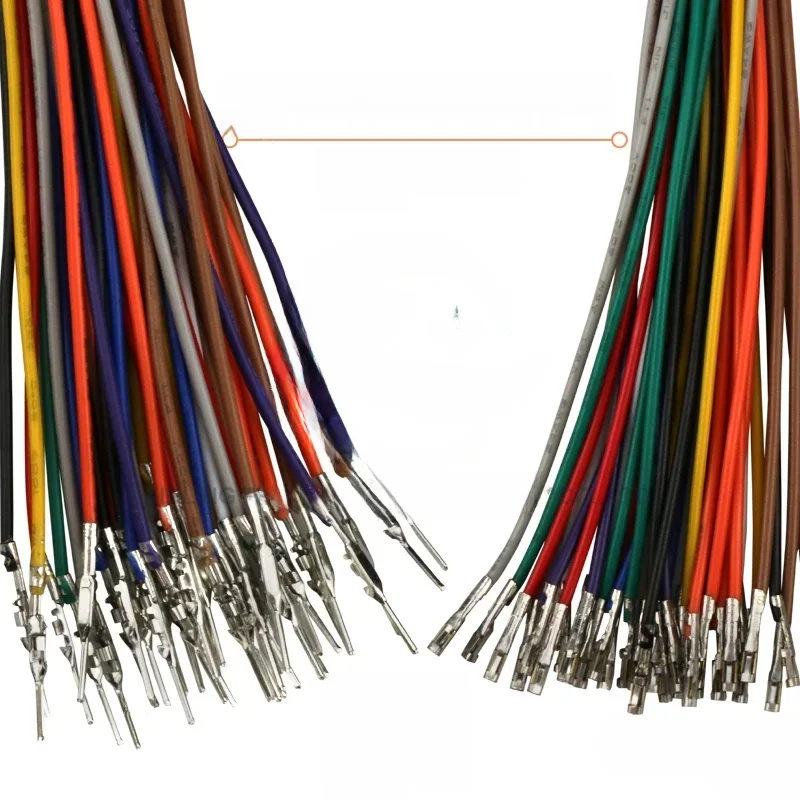 10 szt. Przewodów DuPont 10-50cm 24AWG, raster 2.54mm, żeńskie-żeńskie/męskie-męskie/męskie-żeńskie — zdjęcie 2