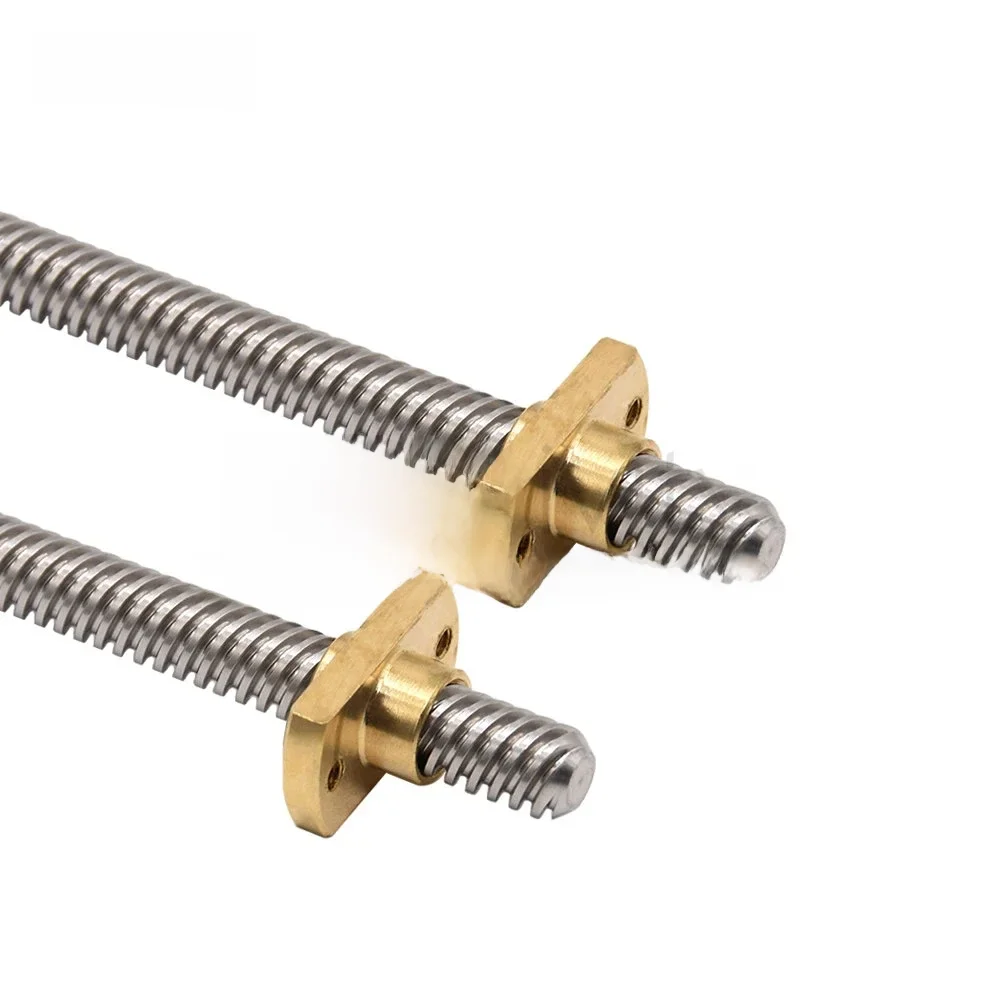 T8*8 Ender 3 Leitspindel Z-Achse Stange + Messingmuttern Blei 8 MM 365/399/400 MM für Ender-3