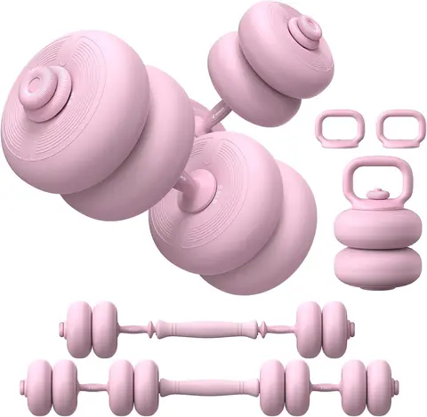 MERACH Dumbbells Set 5 in 1 Adjustable 8–45 LBS Free Weight Workout Fitness Equipment Non-Slip Home Gym Strength Training Bodybuilding Versatile Weight Combination For Men And Women