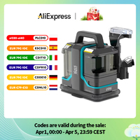 Hot Sale Wet and Dry Vacuum Handheld Portable Corded Sofa Carpet Cleaner Fabric Double Brush Head Stain Fabric Cleaning Machine