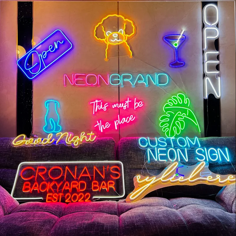 Neon led sinal de néon personalizado sinal de néon casamento loja janela restaurante decoração do quarto de aniversário decoração de casamento de