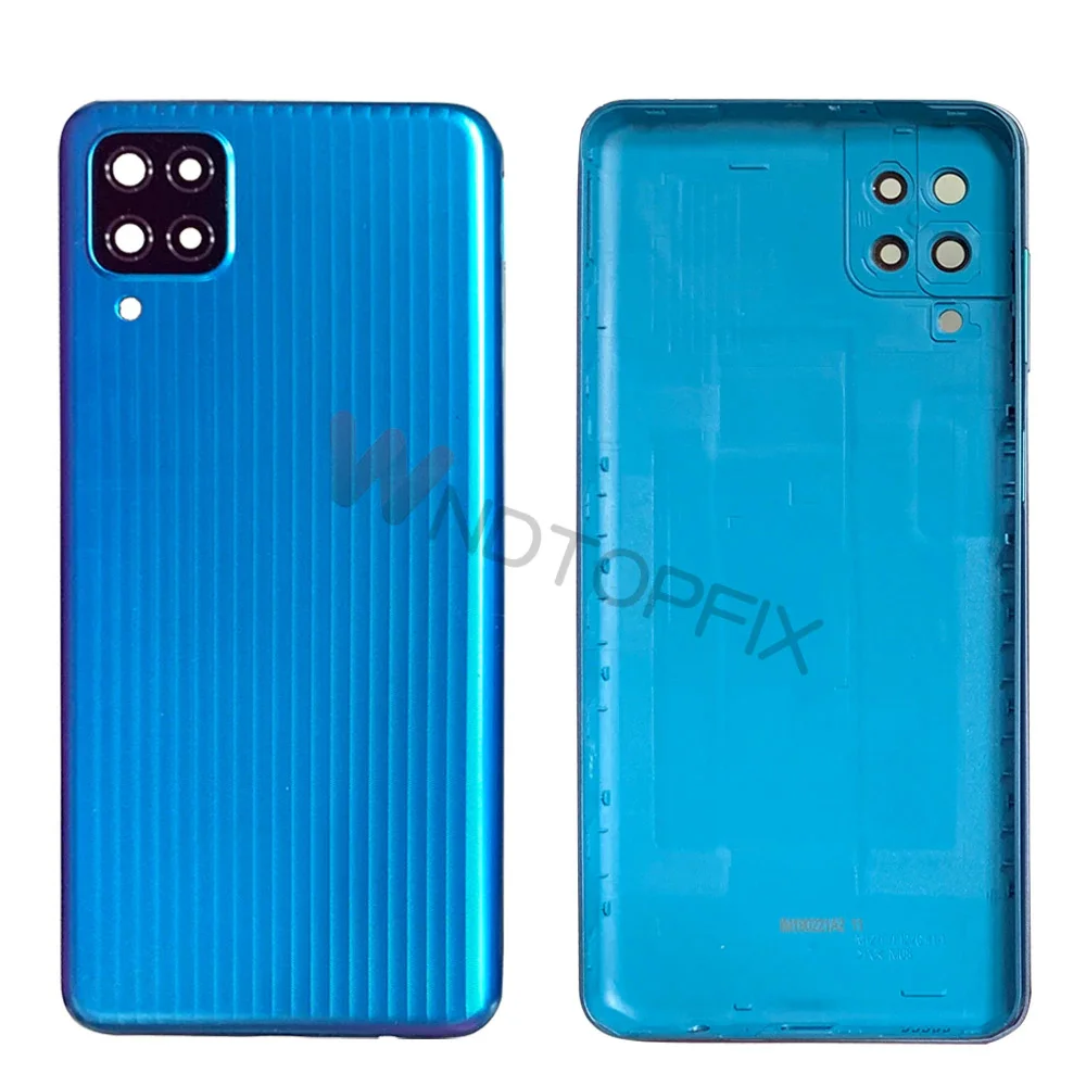 6.5 "untuk Samsung F12 Kembali Penutup Pintu Belakang Housing Case SM-F127G SM-F127F SM-M127F/DSN untuk Samsung Galaxy M12 Penutup Belakang