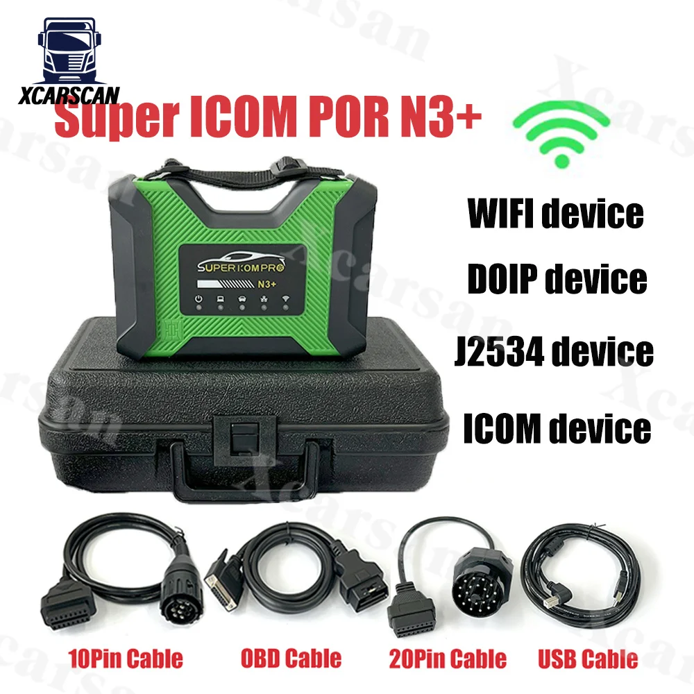 Full Configuration OBD2 Scanner SUPER ICOM PRO N3 For B-MW Support code MB PRO N3+ USB 3.0 SUPER Diagnostic tool