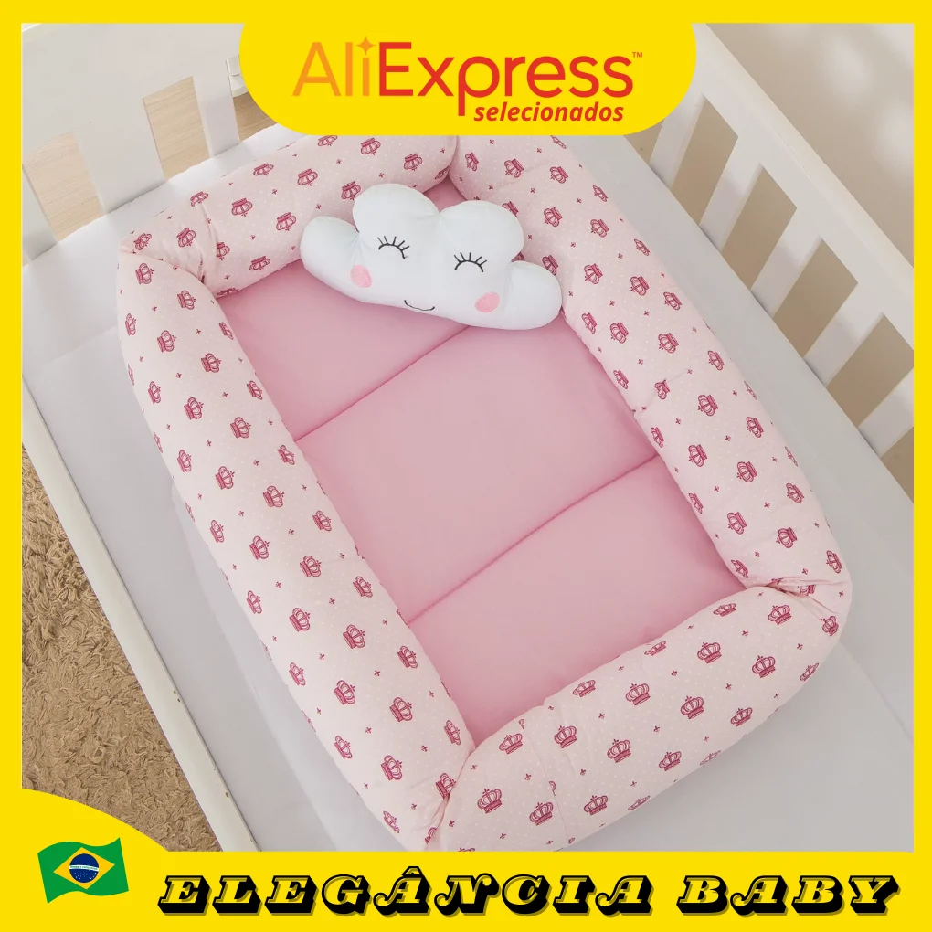 Baby Boy Lattable Baby Baby Baby Cradle Reducer Reducer Nest Bed 100% Comfortable Safe Newborn Cozy