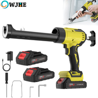 OWJHE 6-Speed Electric Caulking Gun Wireless Glass Glue Gun Cement Glass Adhesive Glue Seal Sealant Tool For Makita 18V Battery
