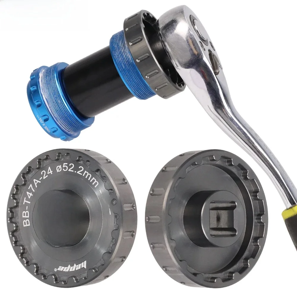 AliExpress heppe Bicycle T47 Bottom Bracket Removal Tool Dual-use BB T47 Removal Wrench Bottom Bracket Repair Tool for Ceramicspeed T47 16T BB