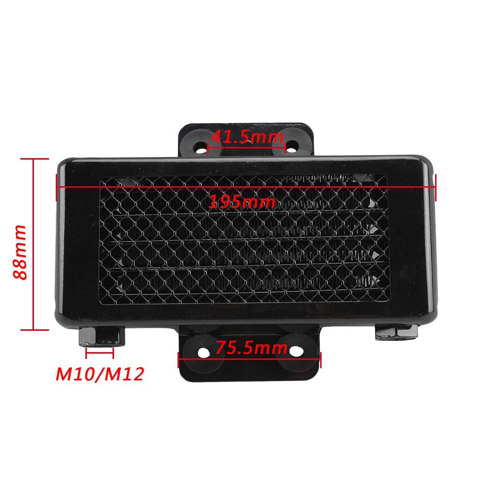 Motorcycle Oil Radiator Cooler Universel Aluminium Pit Bike 125cc for   Honda Suzuki Motocross Engine Cooling Moto Accessories