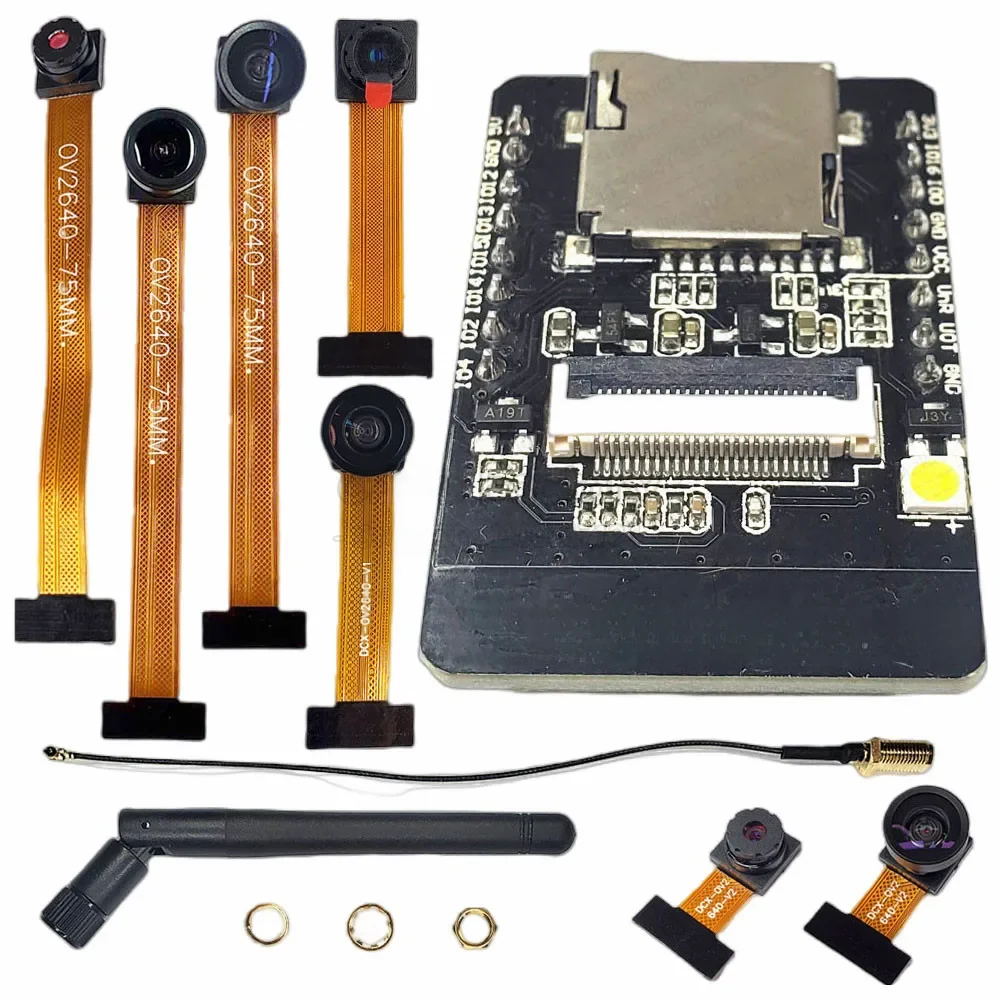 ESP32 CAM z zestawem modułów kamery OV2640 2.4G Wifi moduł Bluetooth WIFI 3dbi antena 66 120 160 stopni 650nm 850nm noktowizor — zdjęcie produktu 7