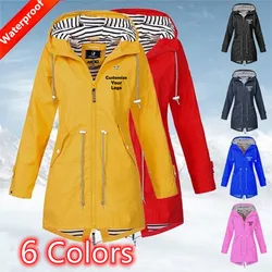 Customized Women Outdoor  Jacket Casual Loose Hooded Windproof Windbreaker Climbing Jackets Coat For All Seasons