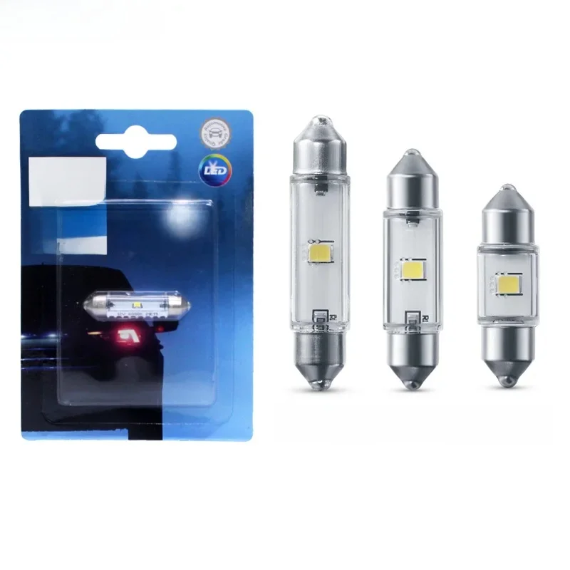 Philips LED C5W 30mm 38mm 43mm Festoon Fest Light Ultinon Pro3000 6000K Cool White Car Plate Side Interior Read Door Lamp 1x