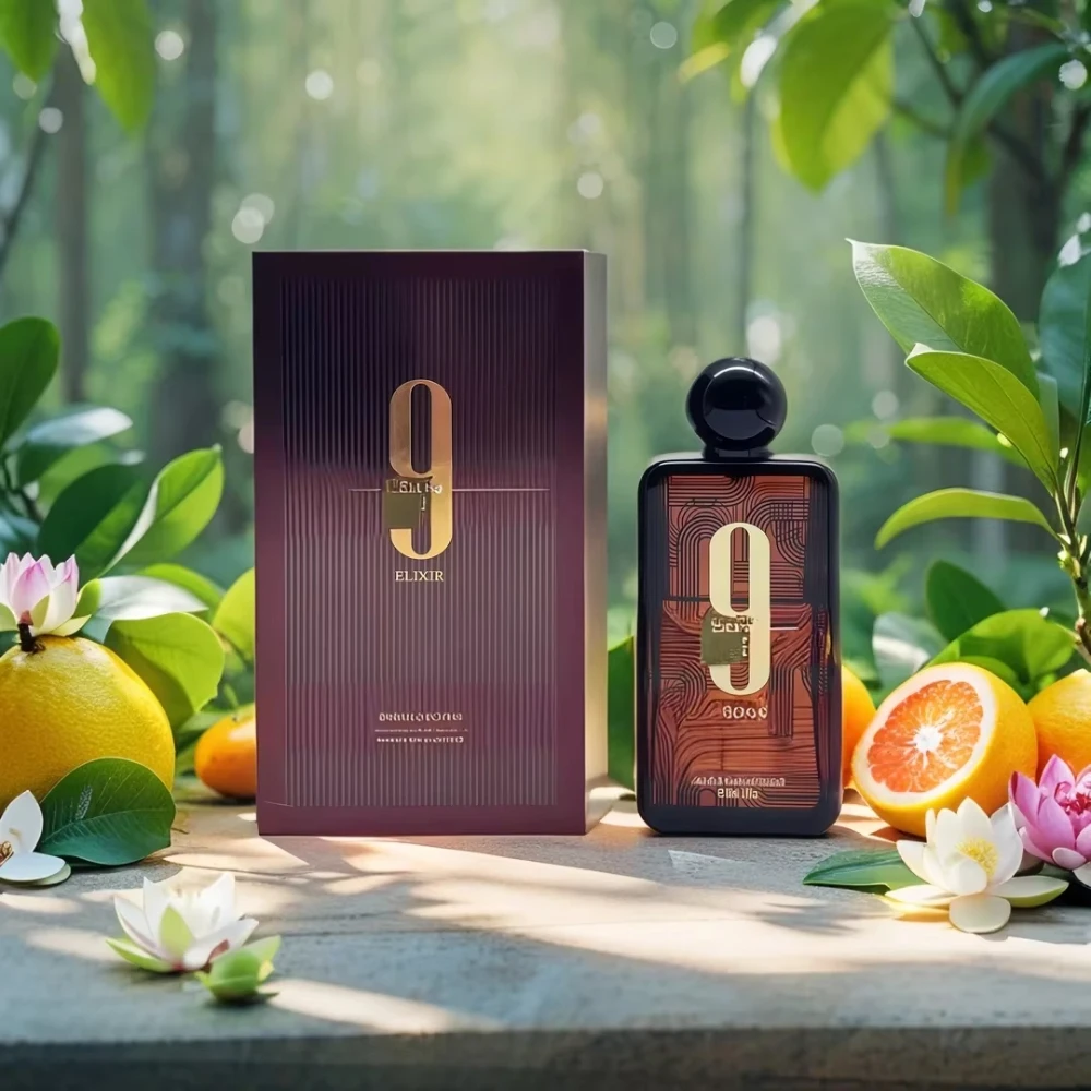 

Brown 9PM Elixir Unisex Extrait de Parfum, 3.4 Fl. Oz Long-lasting fragrance suitable for everyday use Valentine's Day gifts