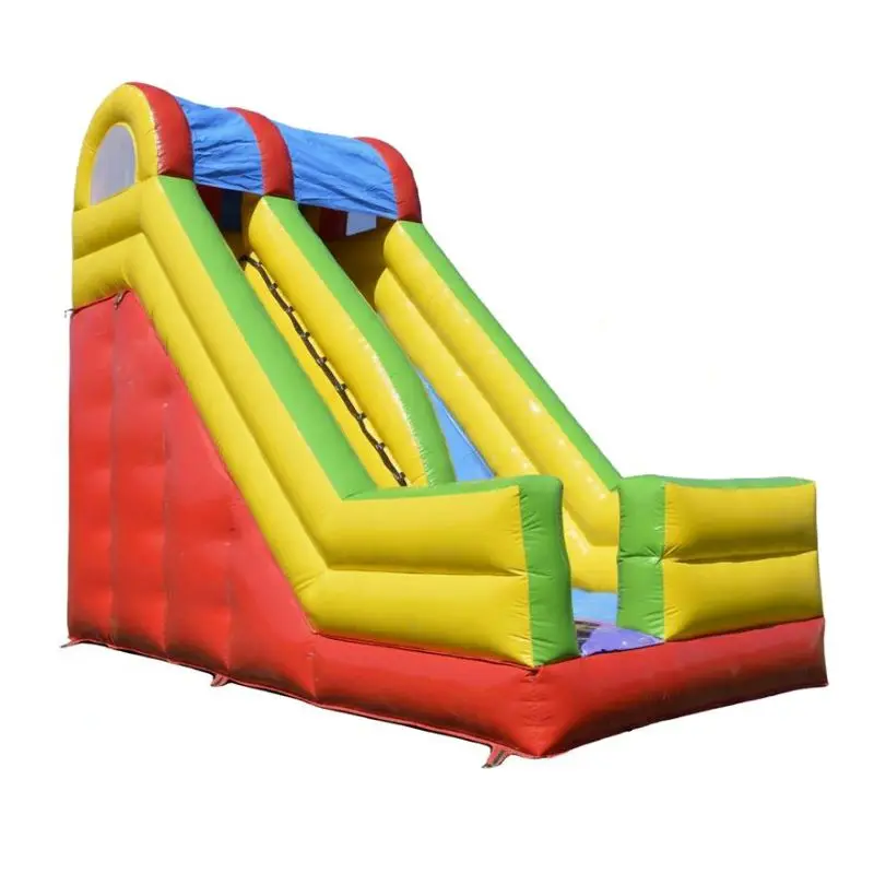 Inflatable slide large land slide dry bouncy slide with a powerful blower for free