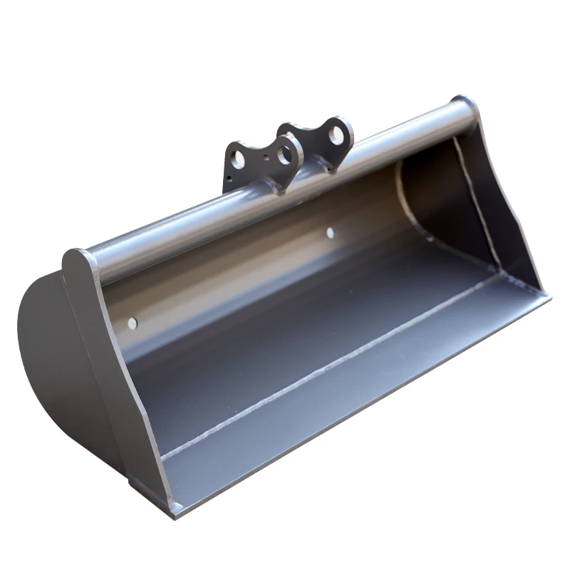 

800mm toothless bucket is suitable for small excavators and comes with a pin to easily handle various working scenarios!