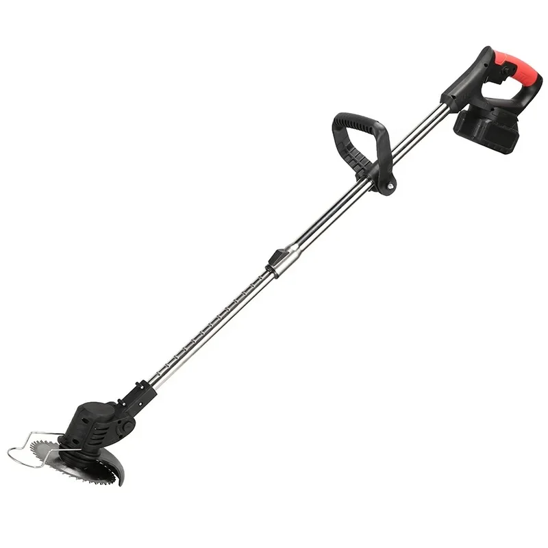 Lithium Battery Lawn Mower Rechargeable Electric Weeding Trimmer Portable Home Garden Push Lawn Hoe Trimmer Desbrozadora Batería