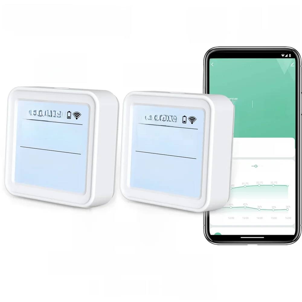Tuya Zigbee WiFi czujnik temperatury i wilgotności higrometr termometr detektor inteligentne życie wsparcie zdalnego sterowania Alexa Google Home — zdjęcie 2