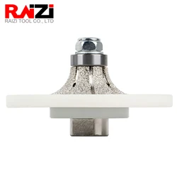 Raizi Vacuum Brazed Diamond Hand Profile Router Bits B5-B20 For Granite Quartz Engineered Stone Diamond Profile Grinding Wheel