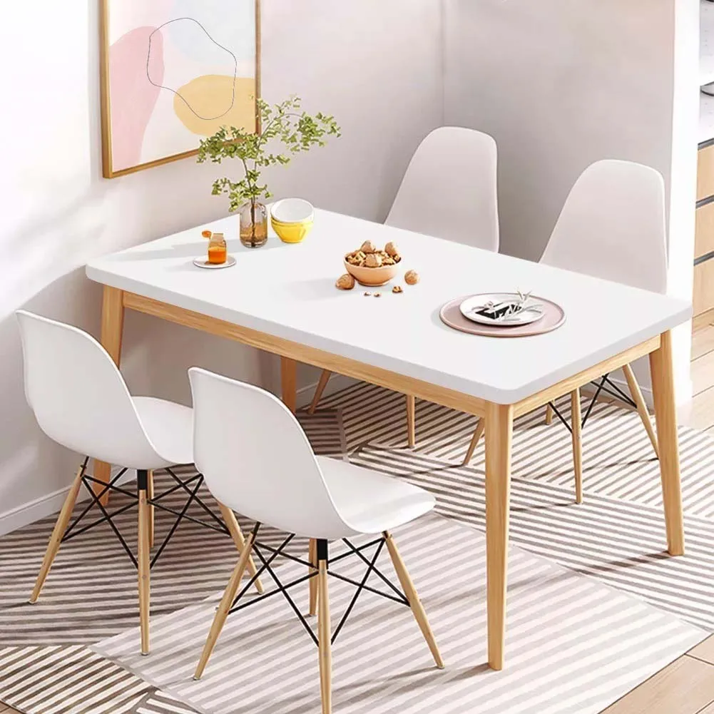 Moderner minimalistischer Esstisch aus Holz, Besprechungstische, Computertisch, Bürotisch, Beistelltische, Gartentische, 100 x 60 x 75 cm