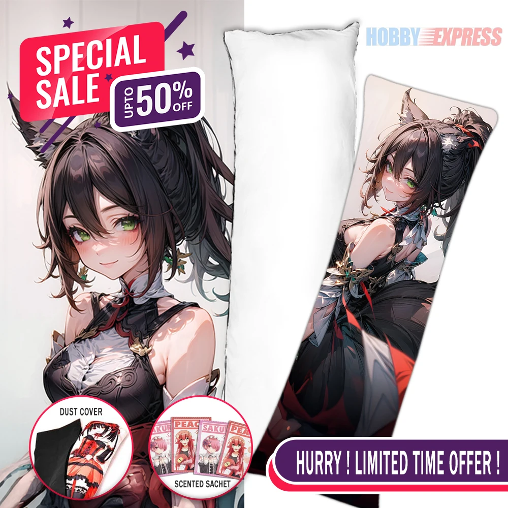 Hobby Express Anime Dakimakura Japanese Otaku Waifu Life Size Hugging Body Pillow Cover Tingyun Honkai Star Rail TBPC-0022