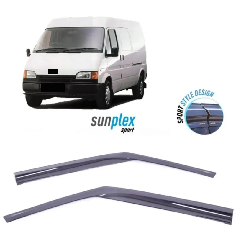 Car window accessories for Ford TRANSIT T15 1997-2002 Sport Style window deflector rain cover visor awnings