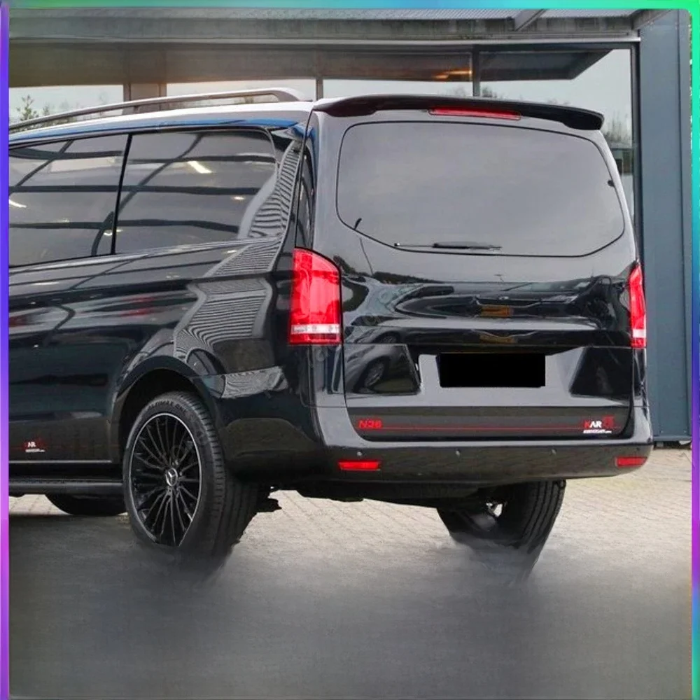 Tylny spojler bagażnika do Mercedes Benz V Class W447 VITO 2016 2017 2018 2019 2020 2021 2022 2023 Body Kit Roof Lip Trim Tail Wing — 2