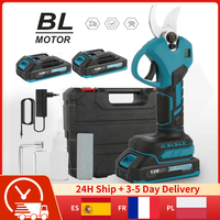 30mm 2 Gears Brushless Electric Pruning Shears For Makita 18V 21V Battery Pin Cordless Rechargeable Fruit Tree Bonsai Pruning