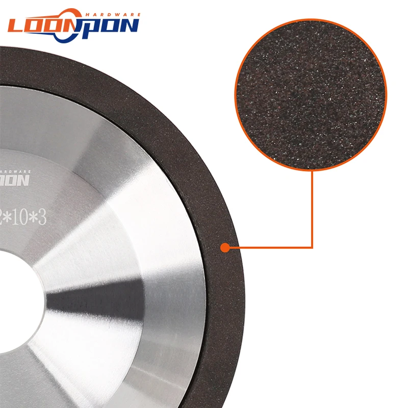 75mm/100mm/125mm/150mm Resin Diamond Grinding Wheel Cup for Carbide Metal Angle Grinder Tool Inner Bore 20mm-32mm