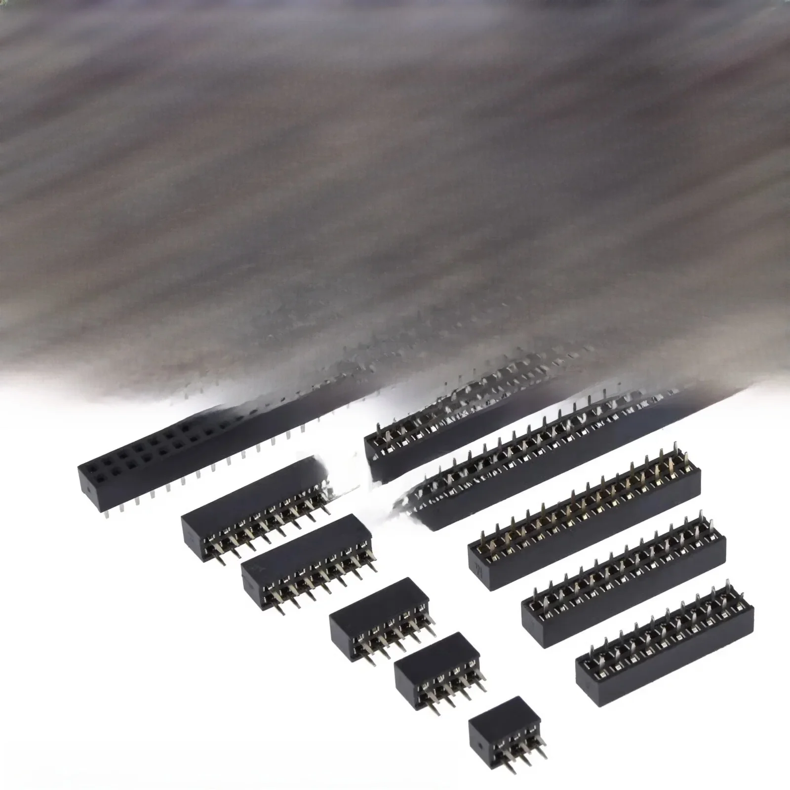 10szt 2mm 2.0mm 2x5 2x6 2x8 2x10 2x12 2x20 2x30 2x40 Pin żeński podwójny SMT SMD złącze nagłówkowe 10P 16P 20P 24P 40P 60P 80P — zdjęcie 2