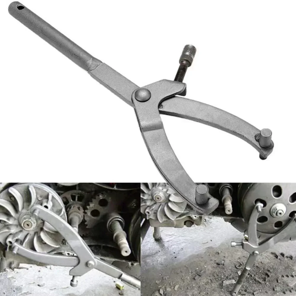 Y-Type volante Wrench Belt Disc Magneto Fixação Clip, Pinça Clutch, Polia Roda Dentada, Spanner para