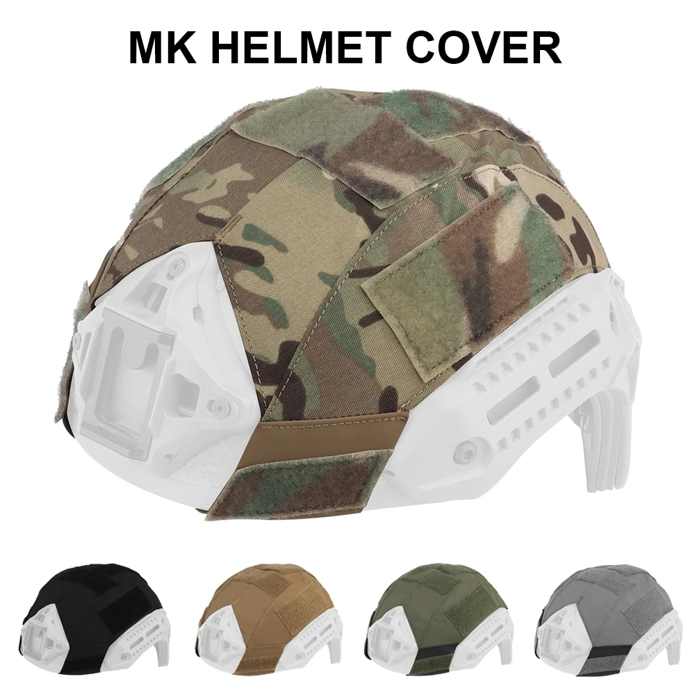 Tactical Helmet Cover CS Special Operations MK Helmet Cloth Hunting Militar Airsoft Paintball Protection Helmet Accessories