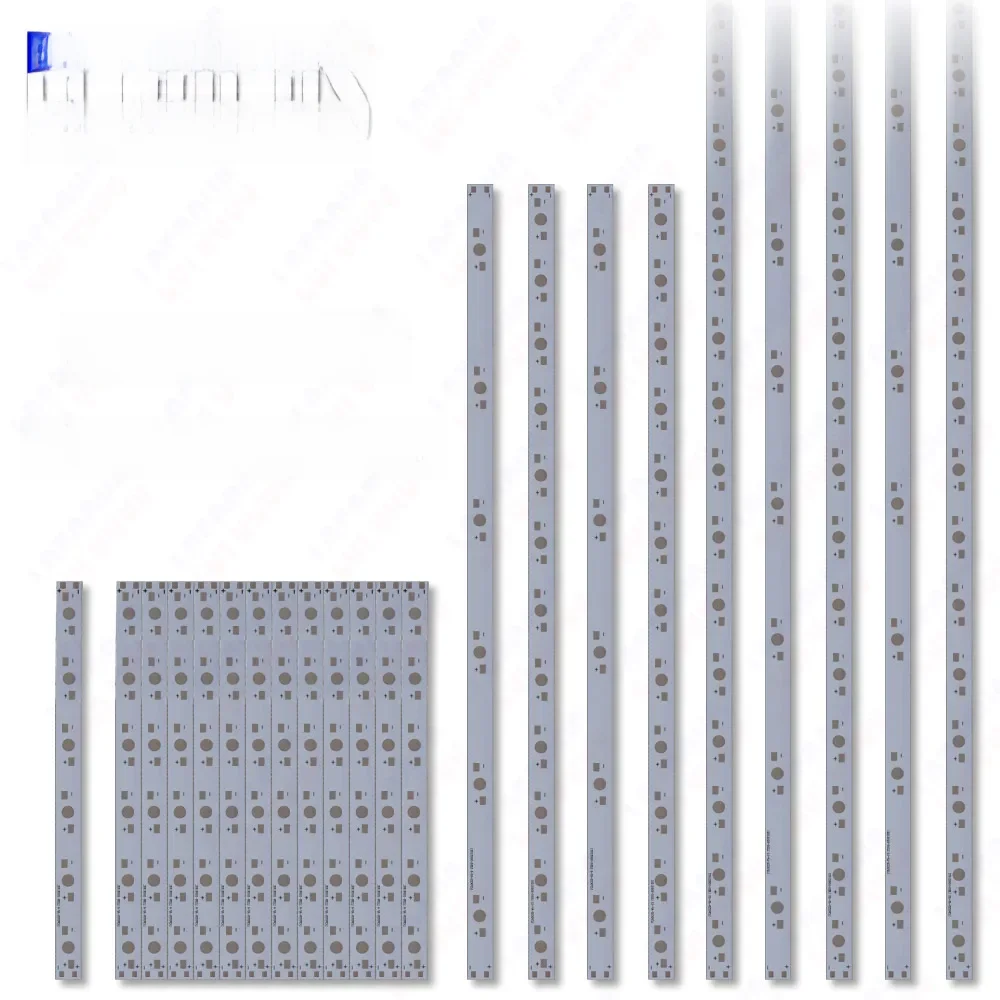 10 sztuk 1W 3W 5W LED aluminiowa płytka drukowana 130mm 150mm 300mm 400mm 500mm 595mm płytka drukowana aluminiowe podłoże dla 1W 3W 5W 7W 10W 12W 15W 18W 24W LED chip koraliki do lampy — zdjęcie 2