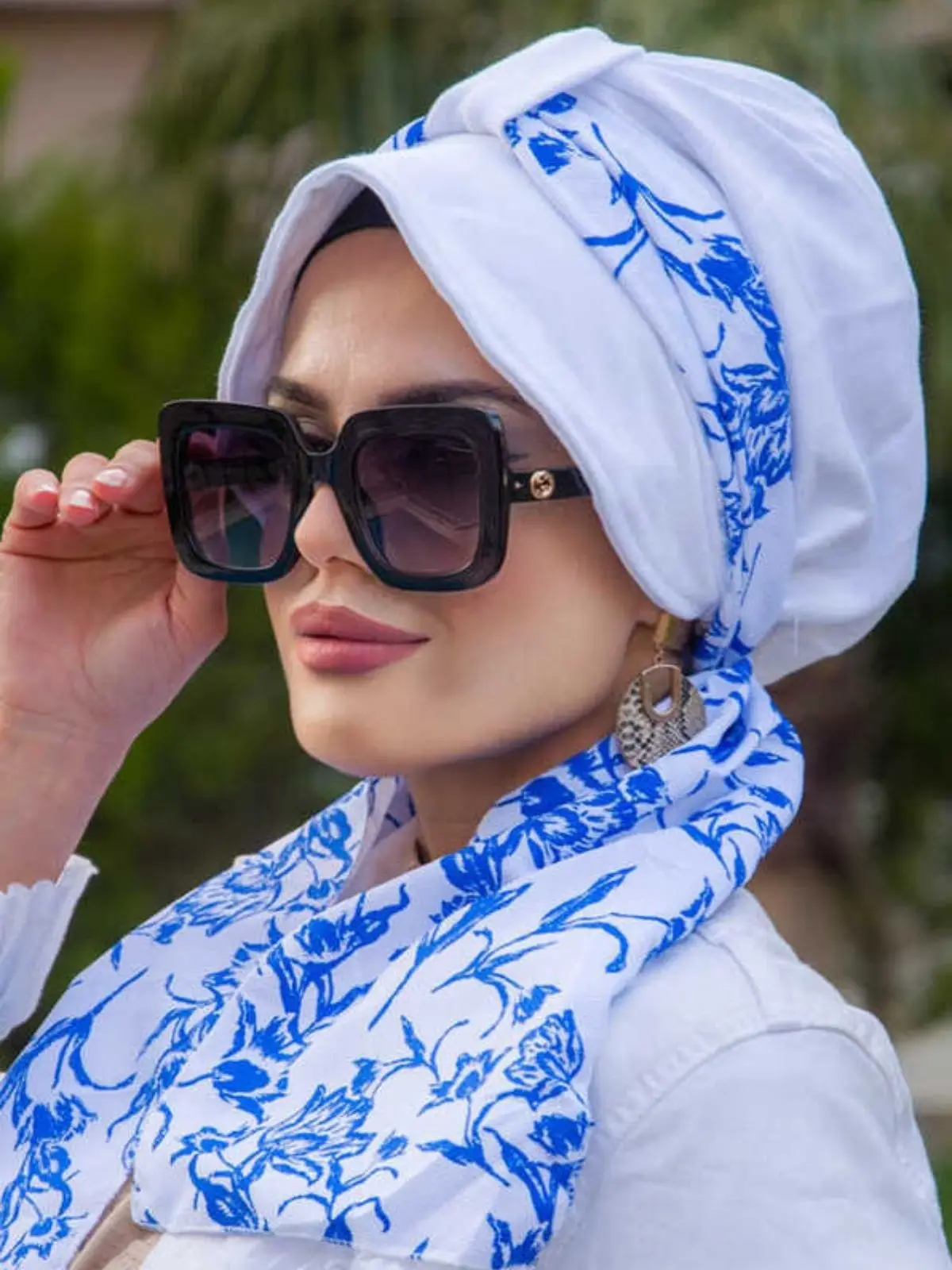 Flower Patterned Cap Bonnet Women Muslim Fashion Hijab Casual Comfortable Standard Turkish Arabic Islam Scarf Turban Bonnet