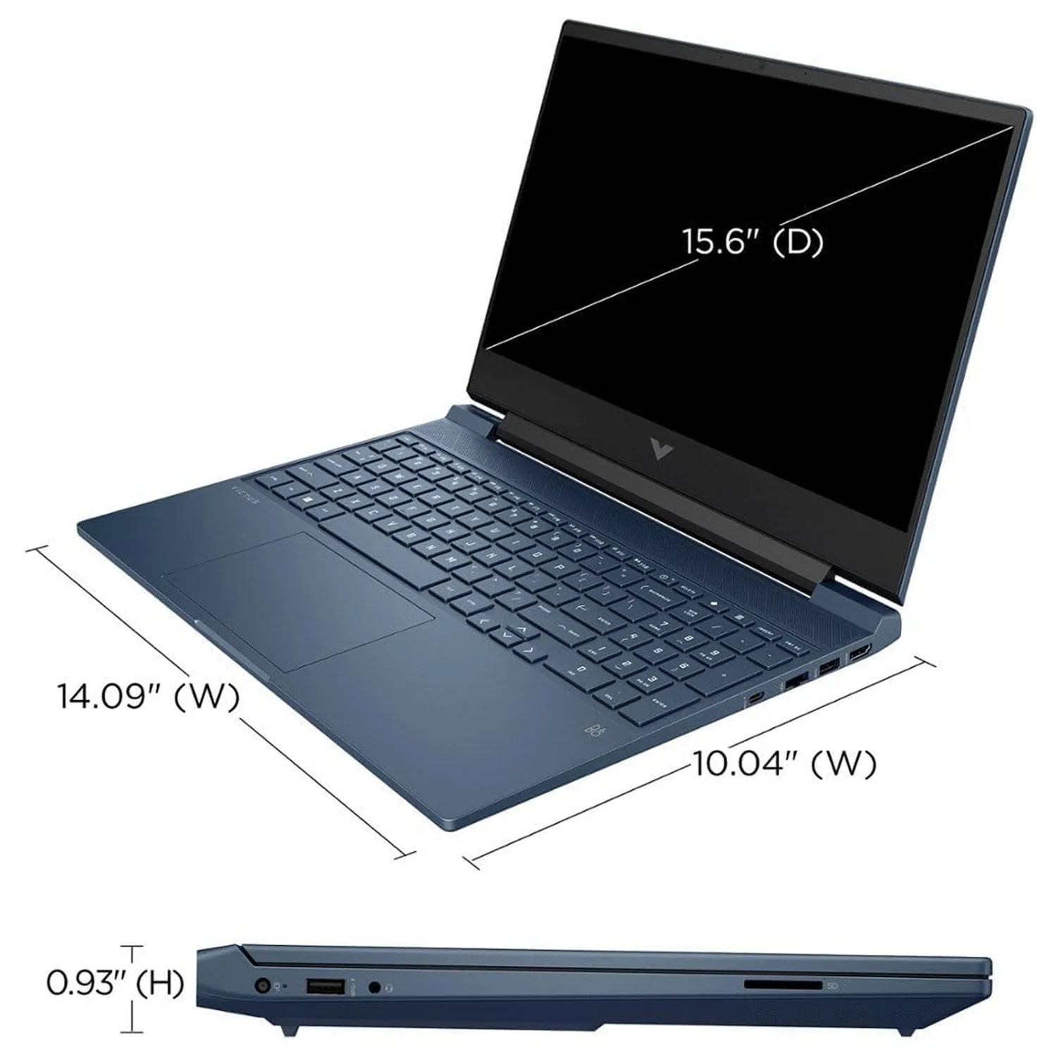 HP Victus 15,6 "FHD 144Hz portátil para juegos, Intel Core i7-13620H, 64GB DDR4,4TB SSD, GeForce RTX 4060, teclado retroiluminado, Windows 11 Home