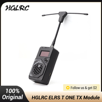 HGLRC ELRS 915 MHz 868 MHz T ONE TX Module 2W RF Module T Antenna Cooling System OLED For FPV Drone Airplanes Remote Controllers