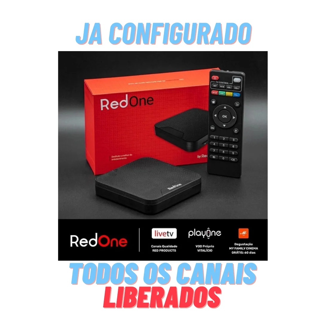 BRAZILIAN STORE Red One MAX Console, Ultra HD, 8GB, 2 GB RAM, WiFi