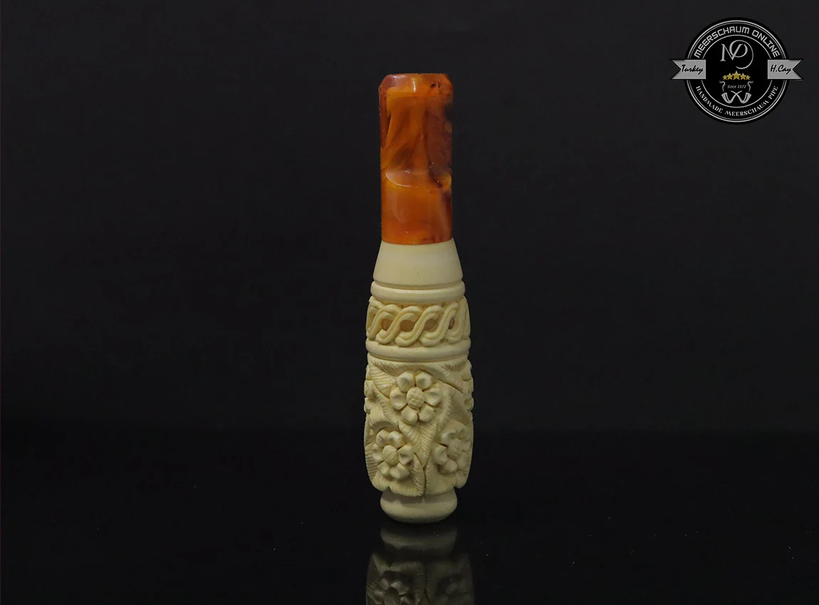 Handmade Block Meerschaum Cigarette Holder