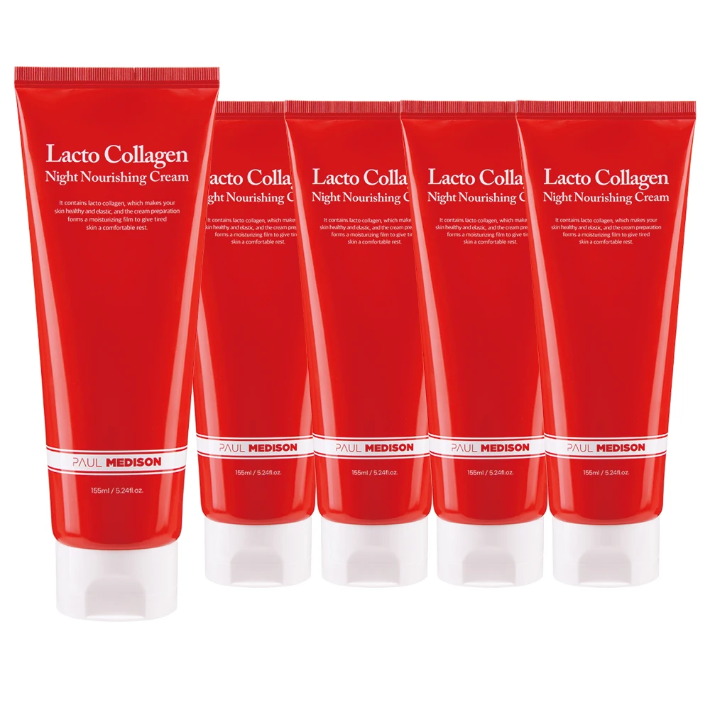 5 Pcl Paul Madison Lac Collagen Nite Nutrition Cream 155ml