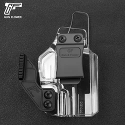 Clear IWB Holster Fits G17/22/31/ G19 19X 23 32 45(Gen 1, 2, 3, 4, 5) Tactical Concealed Carry Case With Claw