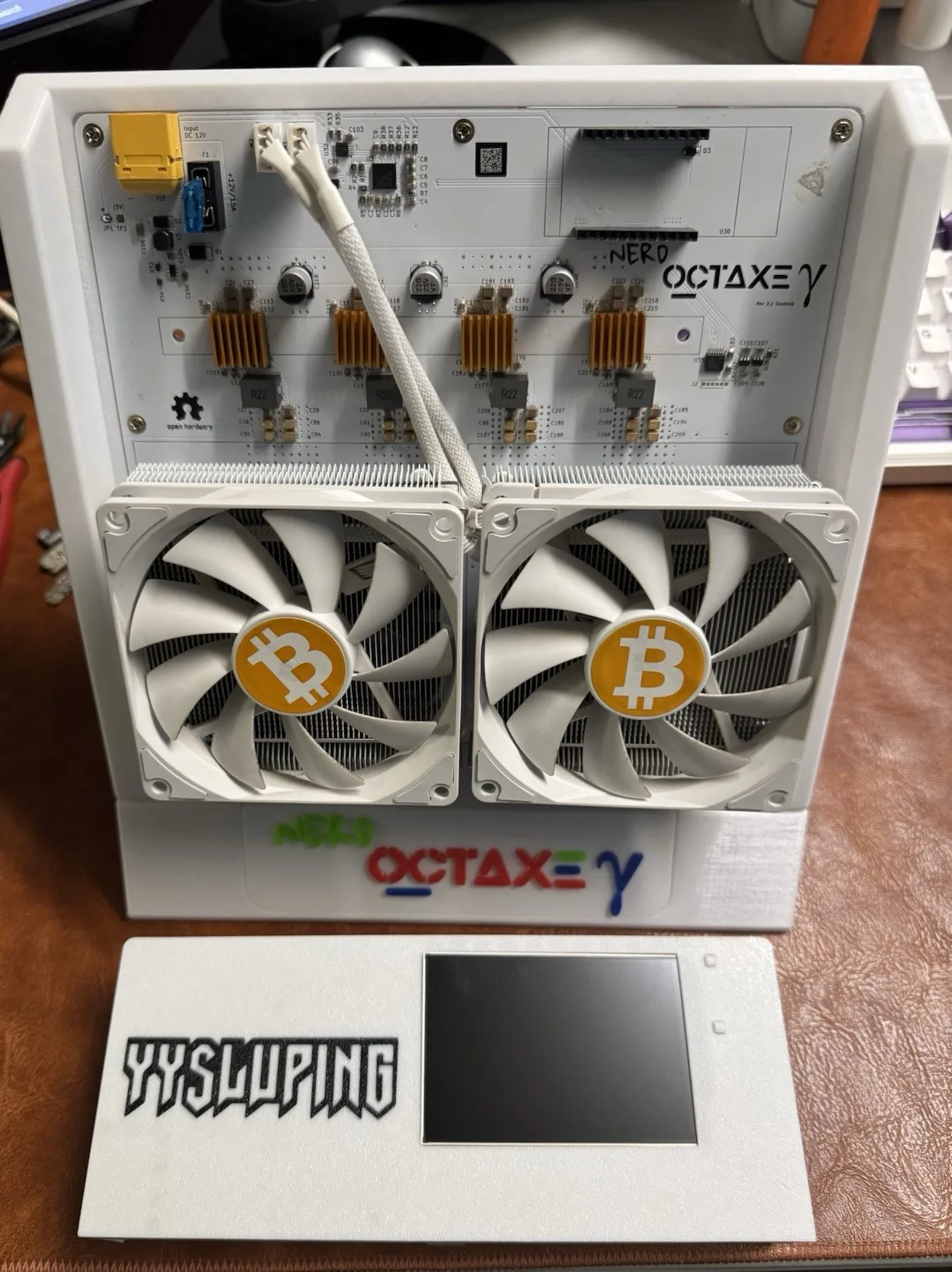 

buy 10 get 6 free Newest Model Bitaxe NerdOCTAxe Dual Fans Air Cooling 10Th/s